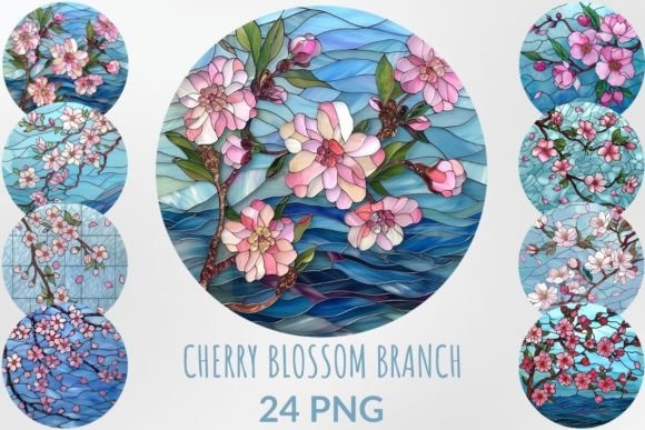 Bringing Spring to Life with Delicate Cherry Blossom Branch Clipart