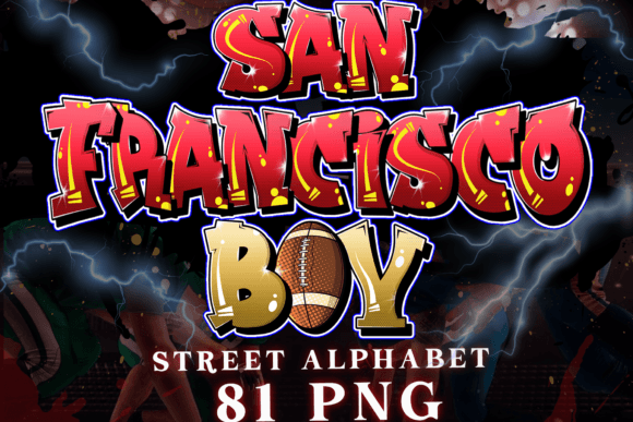 Bringing Urban Energy to Your Designs with the San Francisco Boy Alphabet, 81 PNG Collection