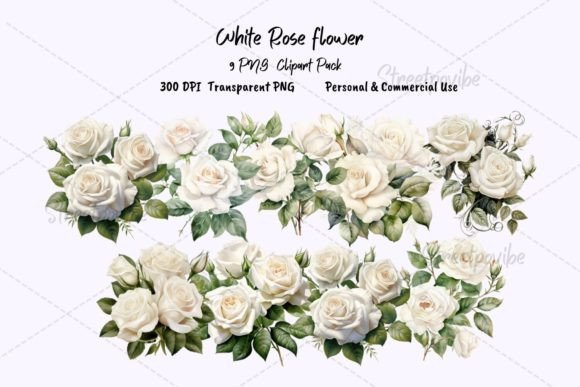 Elevate Designs with Rose Flower Realism Clipart