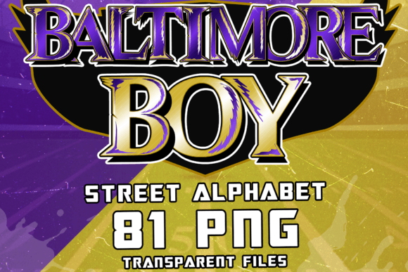 Evaluating the Baltimore Boy Graffiti Alphabet: An 81-PNG Design Resource