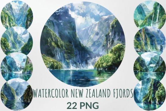 Evaluating the New Zealand Fjords Sublimation Bundle for Creative and Commercial Projects