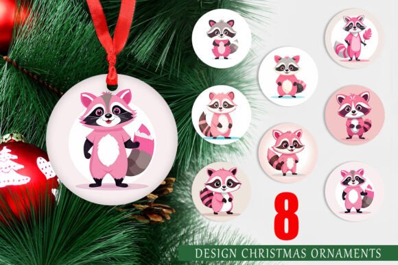 Evaluating the Ornament Pink Raccoon Valentine Design for Holiday and Seasonal Crafting