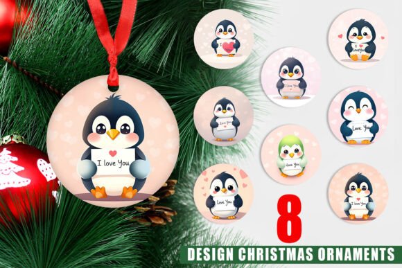 Evaluating the Ornament Valentine Penguin Cartoon for Holiday Crafting and Decor Projects
