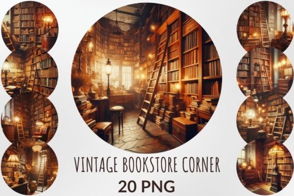 Evaluating Vintage Bookstore Corner Sublimation for Creative Projects