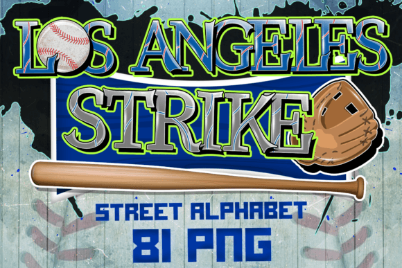 LA Graffiti Alphabet: 81 PNG Street Art Designs