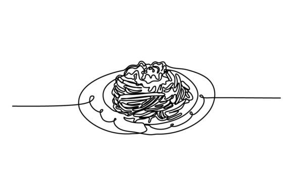 Mastering the Spaghetti One Continuous Line Design for Modern Menu Concepts