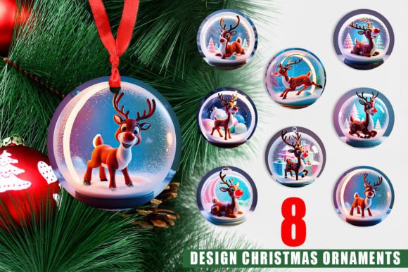 Ornament Reindeer Glass Ball: Creative Holiday Designs