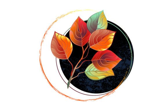 Red Leaves Branch: A Strategic Asset for Visual Communication and Brand Positioning