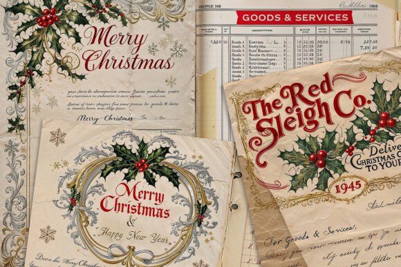 Reviving Nostalgia: The Art of Using Vintage Christmas Printables in Modern Junk Journals
