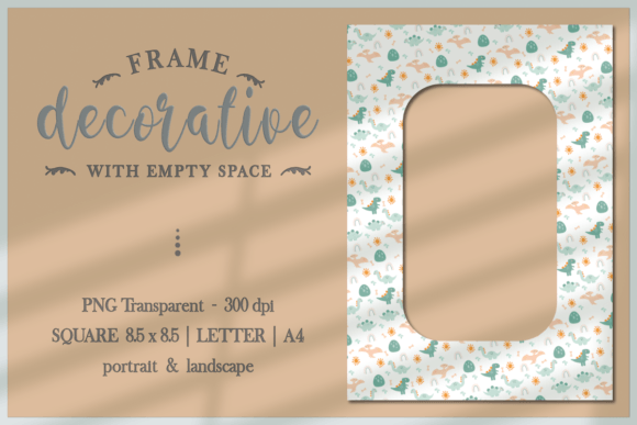 Unlocking Creative Potential with the Boho Dinosaur Frame PNG