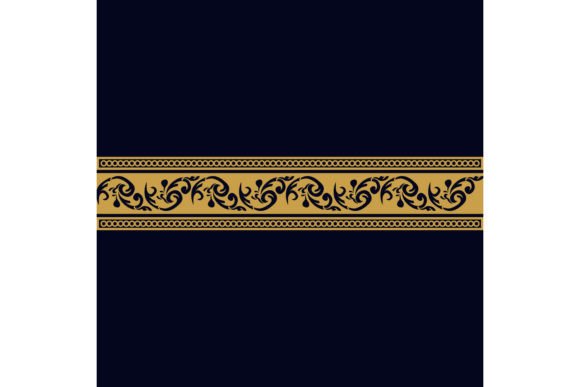 Unlocking the Elegance of Vintage Pattern Border Motif Pilar Art for Modern Design